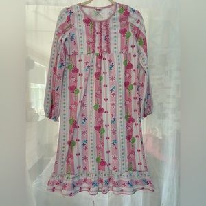 Pj & Me Pink Lollipop Nightgown Girls Size 14/16